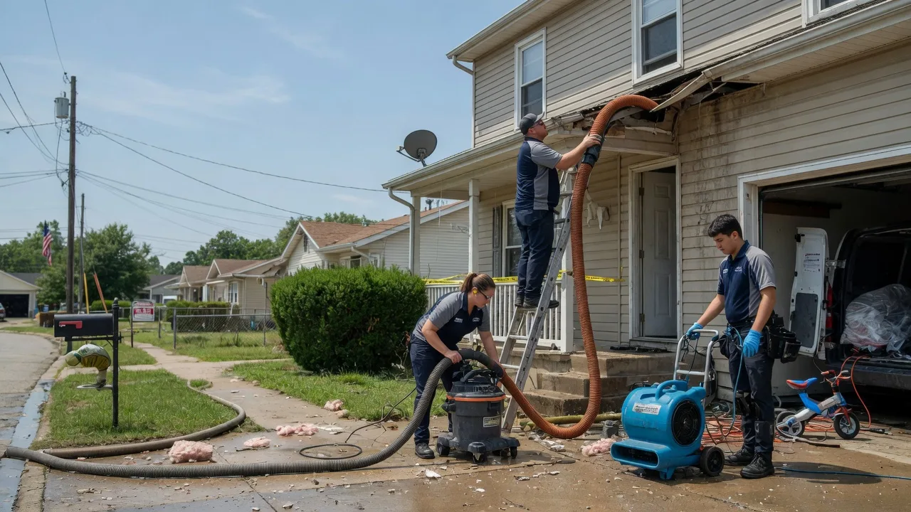 Water Damage Restoration in West Newton, IN near me